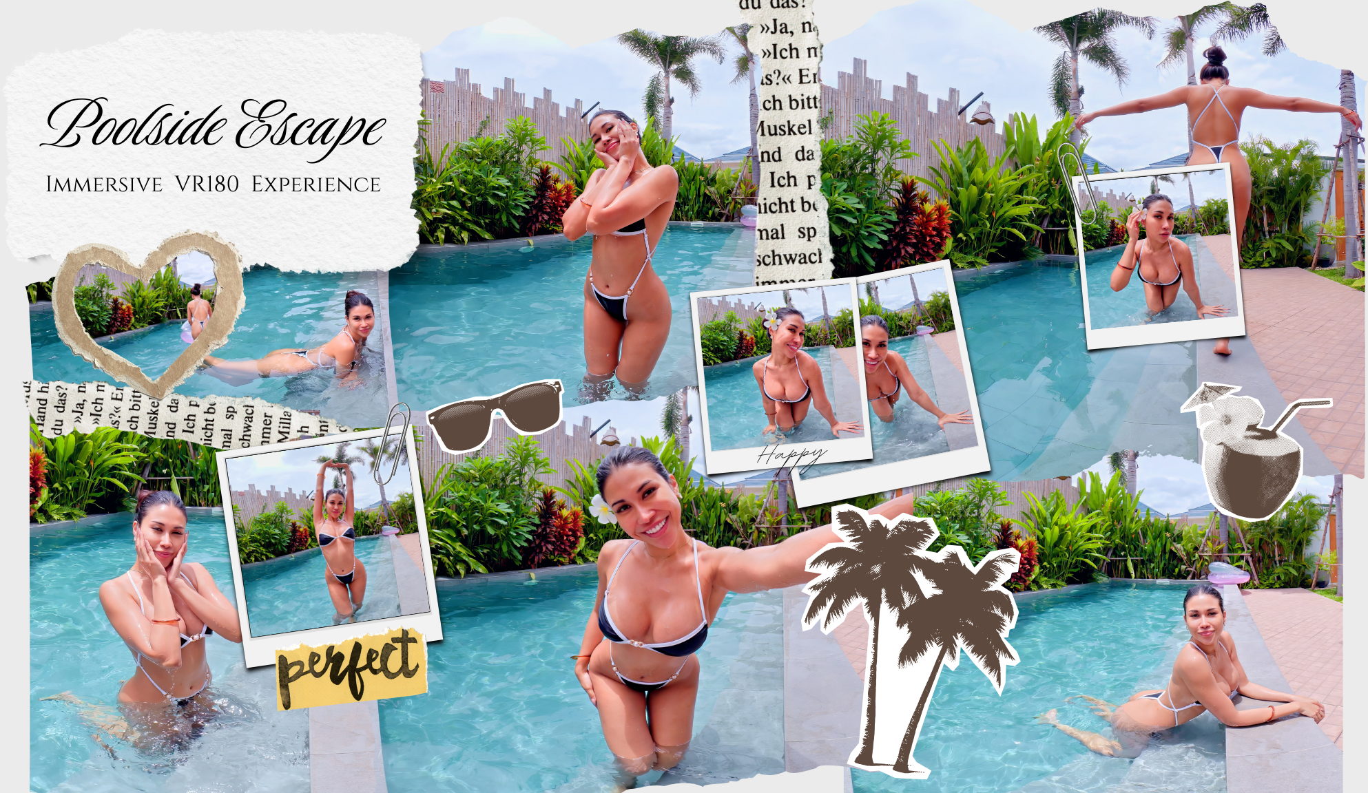 Poolside Escape — VR180 Experience